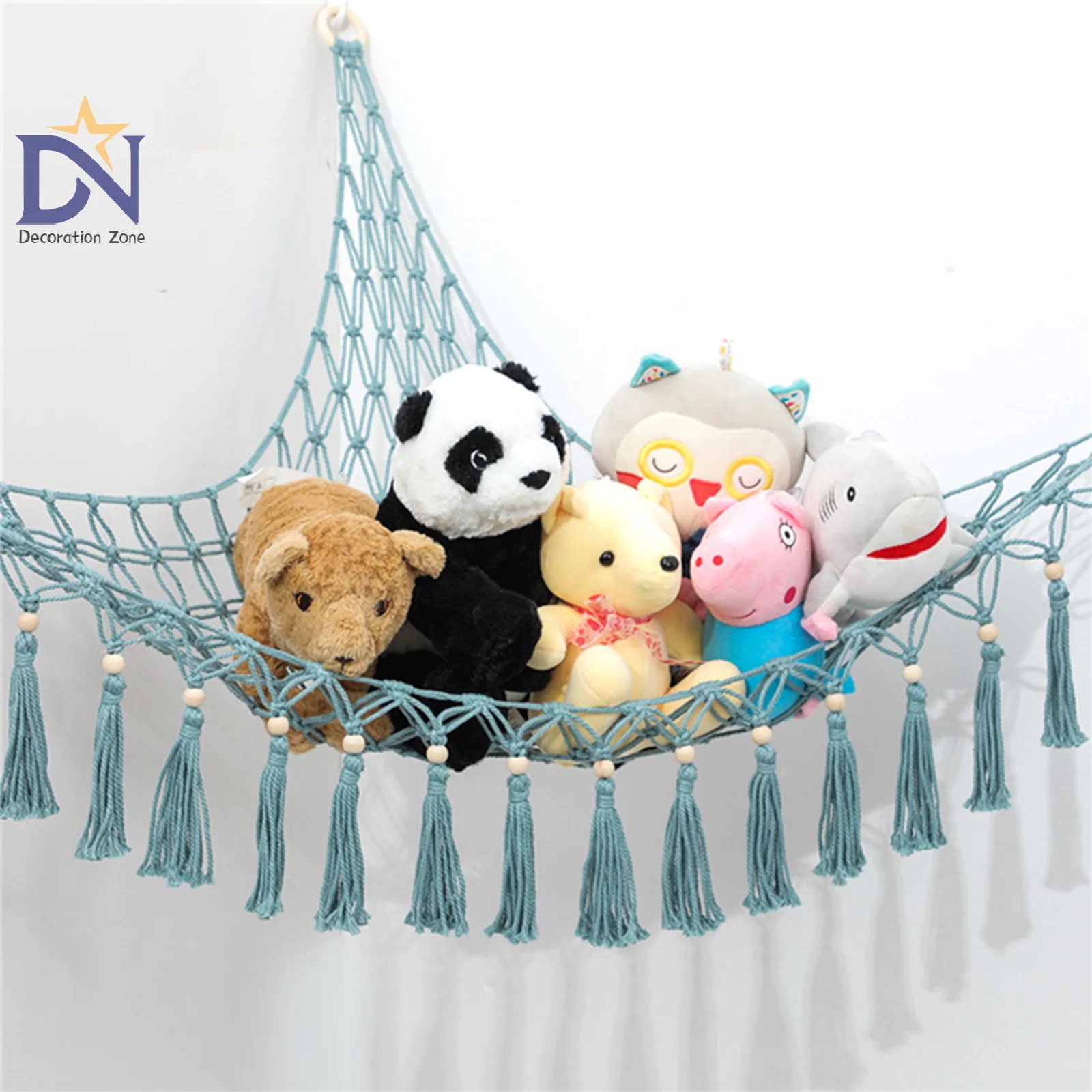 Stuffed Animal Storage With Light Plush Toy Net Hammock For Stuffed Animals With Light Pet Net For Stuffed Animals Corner