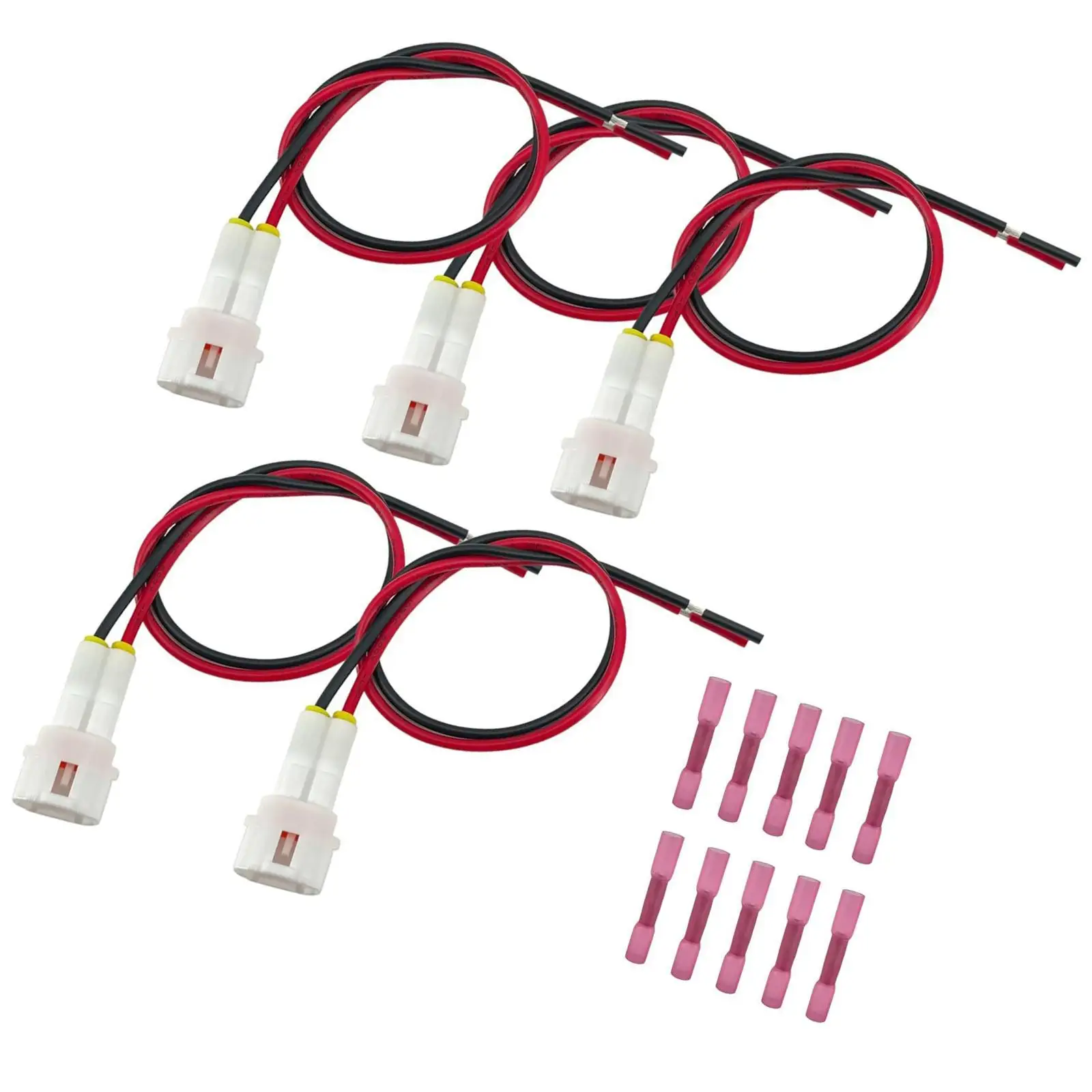 5 Pieces Power Lead Kit Professional Accessory Repair Parts Pigtail Wire Wiring Kit for Wolverine 850 x4 (All Models) 2018 2021