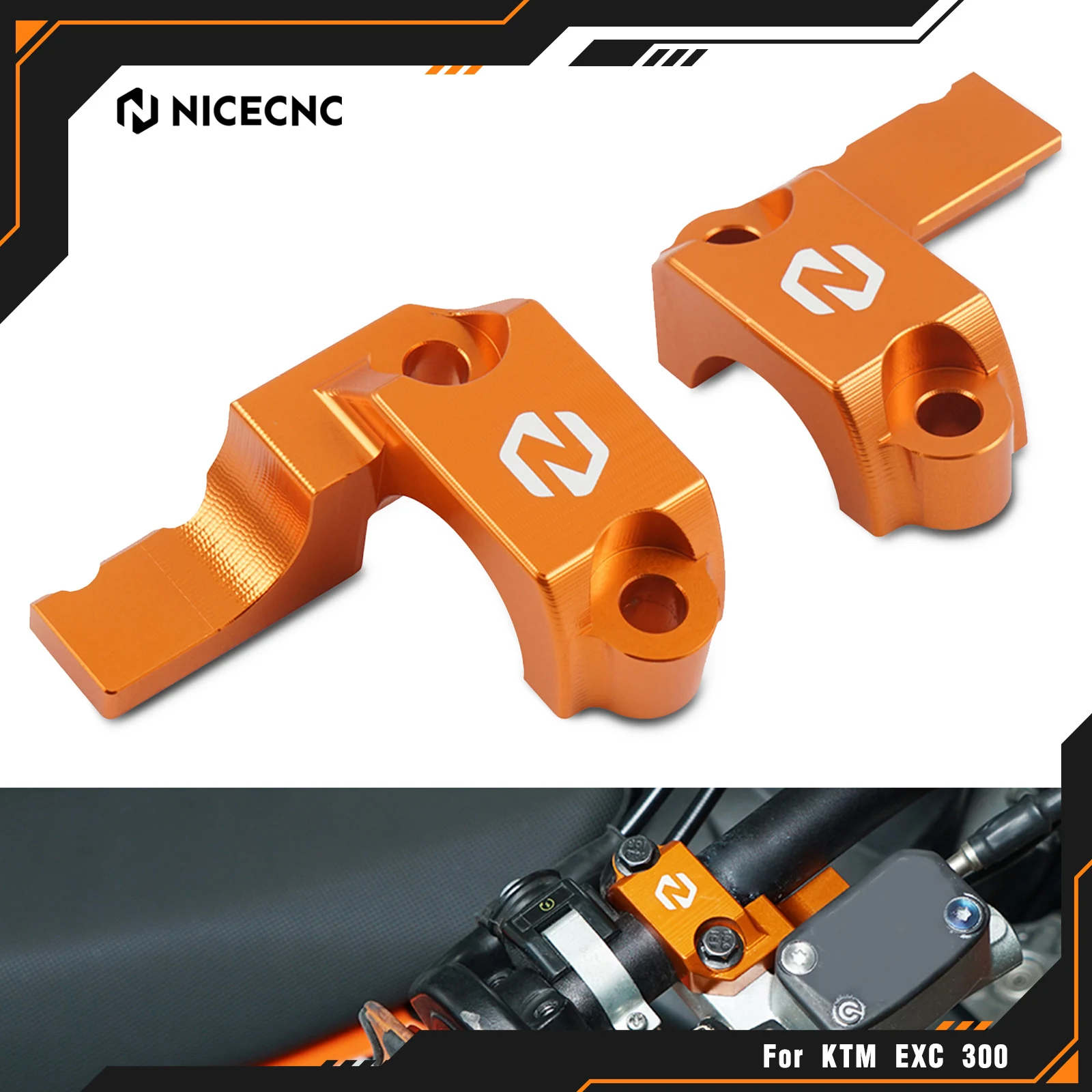 

NICECNC For KTM EXC 300 EXC-F 350 SX-F 450 SX 250 XCW 500 XC 300 XCF 350 2014-2023 SX 125 2017-2023 Master Cylinder Protectors