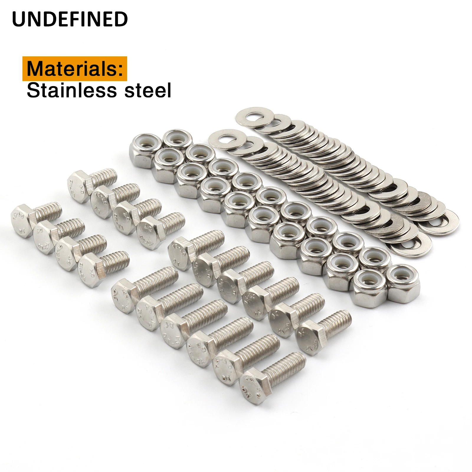 80pcs Motorcycles Fairing Fender Bolt Nut Washer Kit For Triumph Bonneville T100 T120 T140 T140V TR25W BSA A65 Starfire