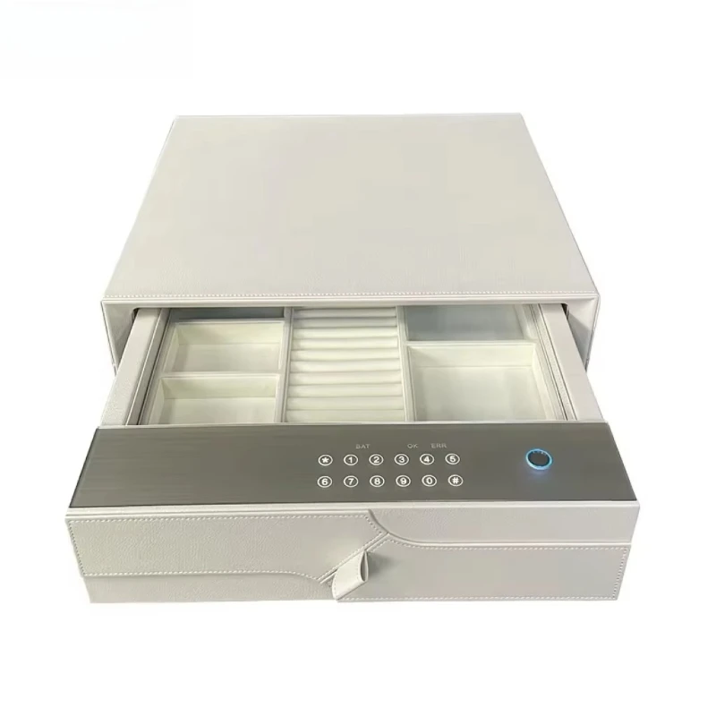 Machinesleutel Ontgrendel vingerafdruk Wachtwoord Lade Oplaadbare batterij Hotelveilige kledingkast