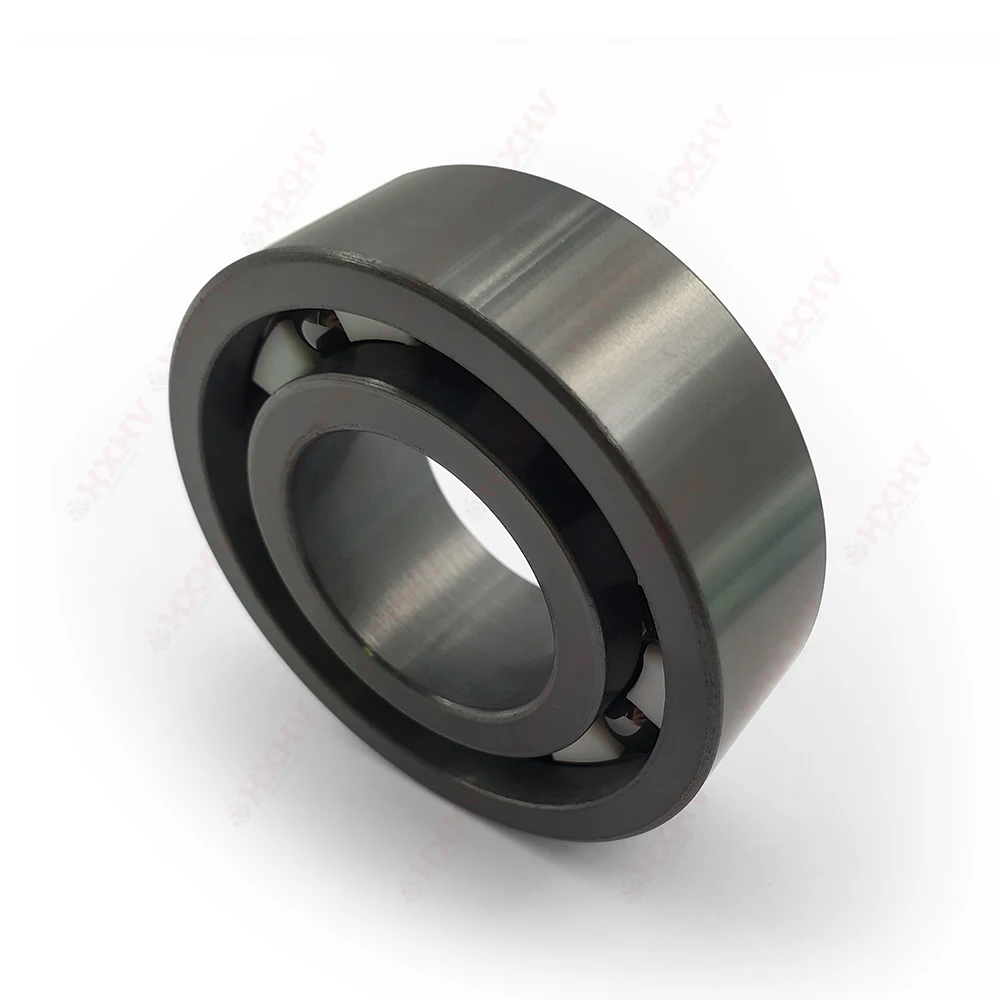 62206 Size 30x62x20 Mm HXHV Single Row Si3N4 Silicon Nitride Black Full Ceramic Deep Groove Ball Bearing