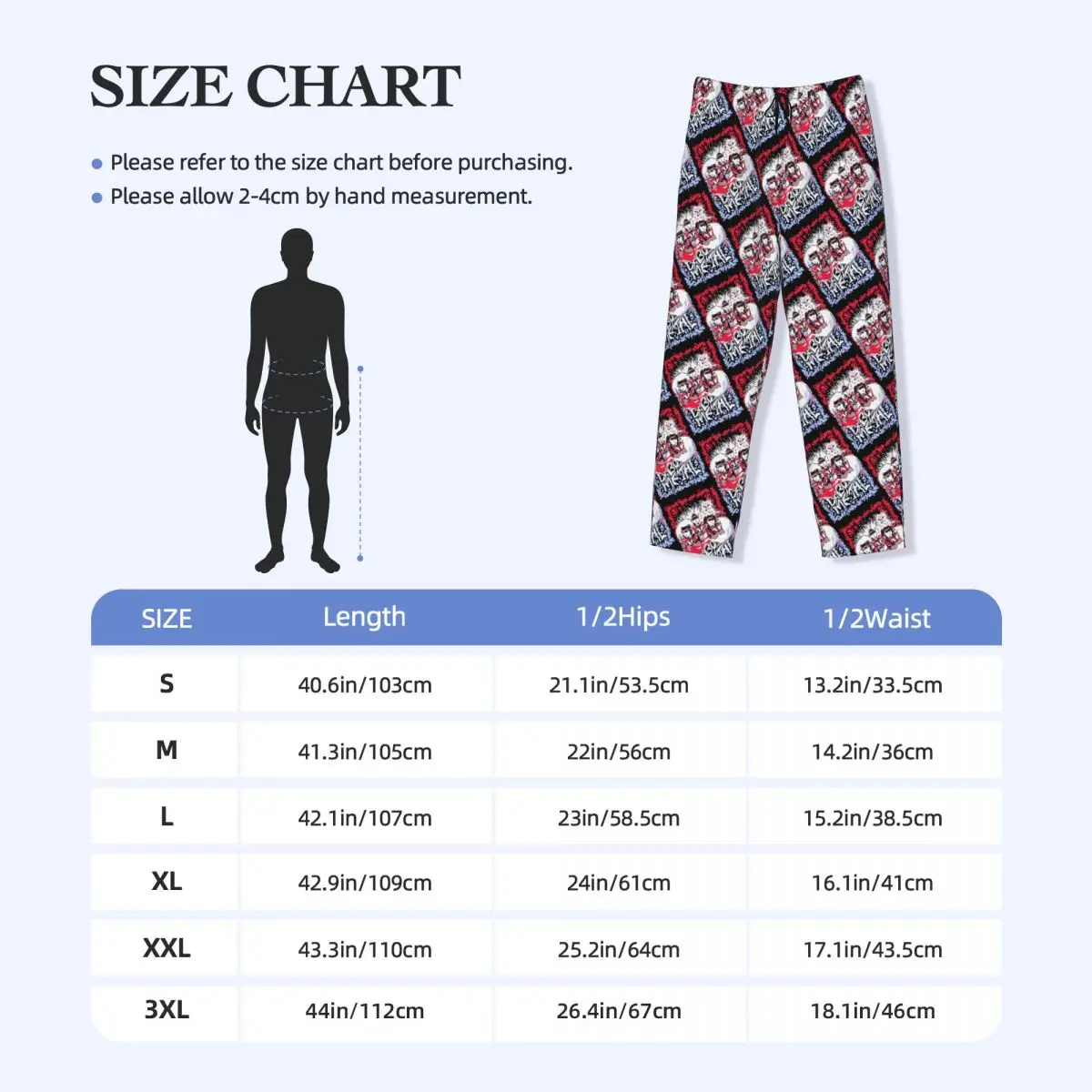 Custom Babymetal Japan Band Pajama Pants Men Hip-hop Rock Lounge Sleep Drawstring Sleepwear Bottoms with Pockets view 6