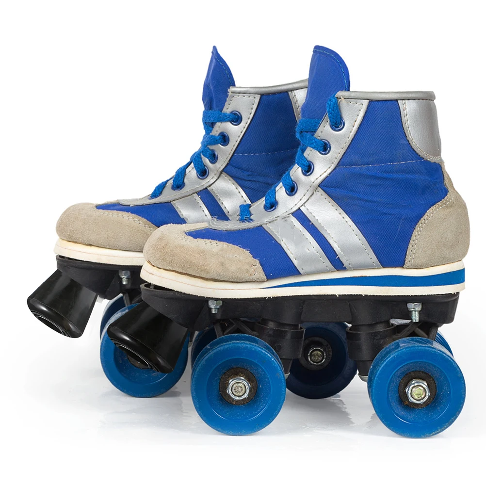 

2 Black Brakes Heads 2 Screws Sturdy Lightweight Large Area Adjustable Height Roller Skates Accessories Toe Guards Pu Stops