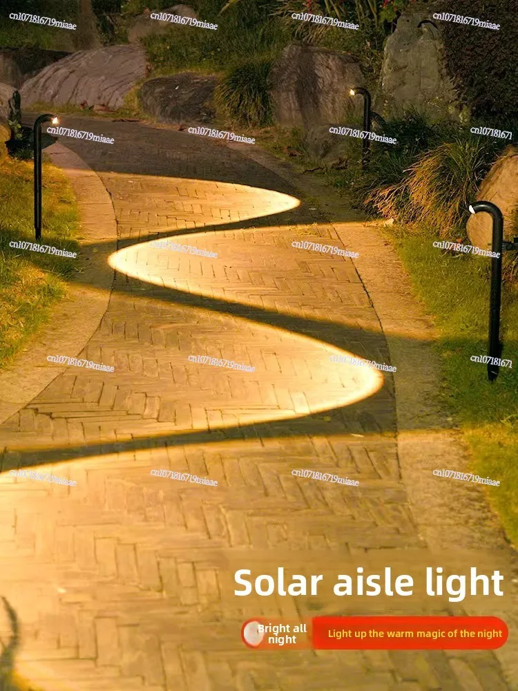 Courtyard Villa Garden Lawn Landscaping Atmosphere Aisle Decorative Landscape Light