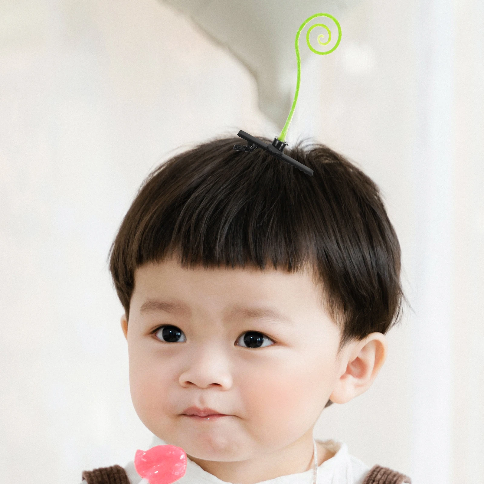 

40pcs HairClips GrassFunny WomenTeens PlantShape Decor Plant Bean Sprout Hair Clips Durable Reusable CurlyGrass HairAccessories