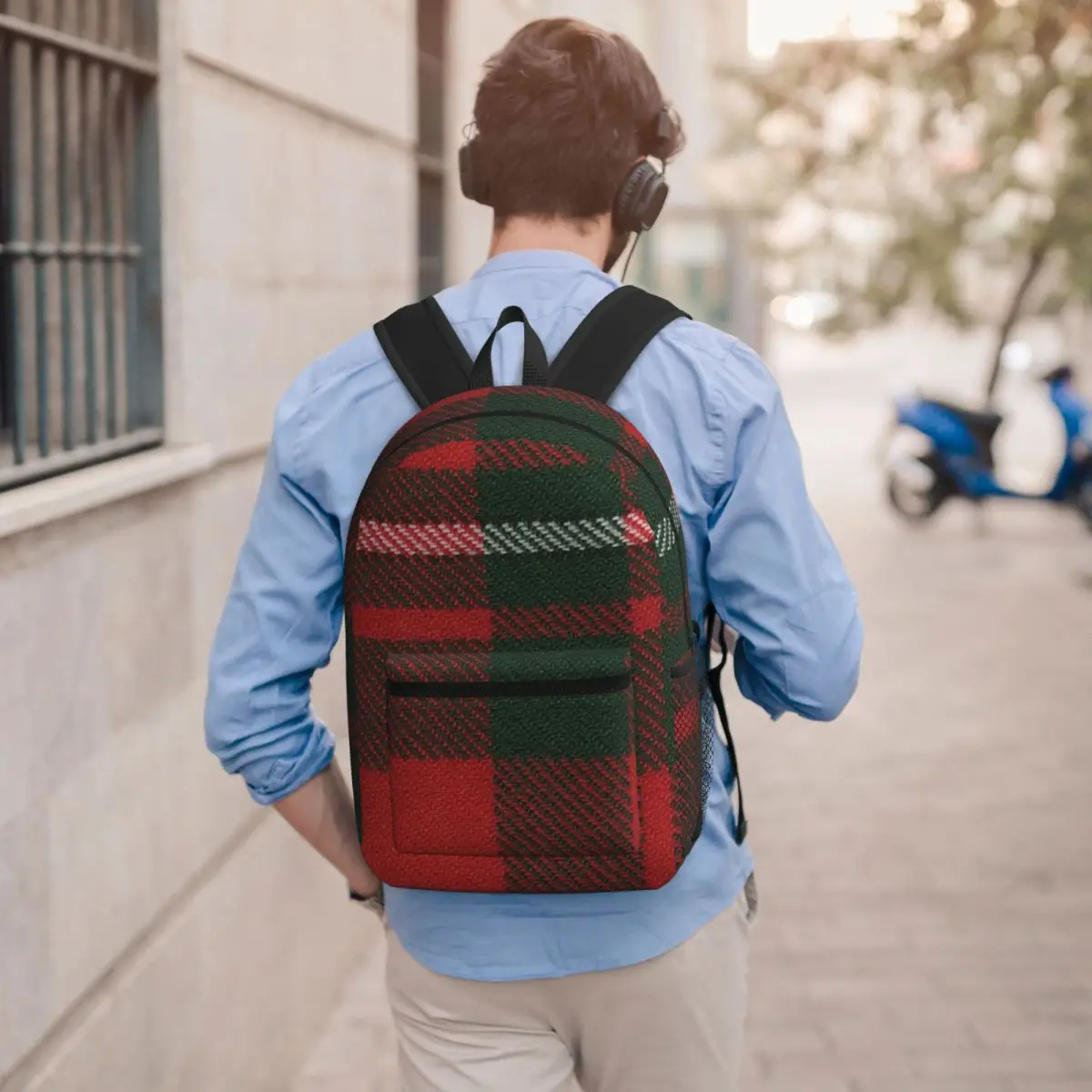 MacGregor Modern Scottish Tartan Student Backpack School Bag Hiking Travel Daypack for Boys Girls Bookbag Shoulder Bags