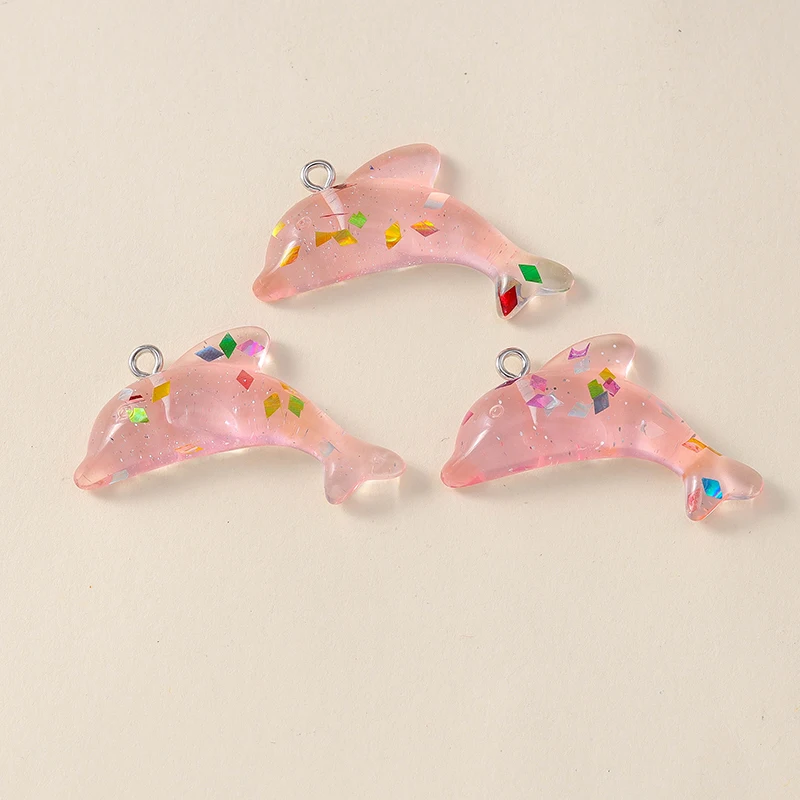 20 Stück niedliche Anhänger mit Meereslebewesen, Delfin, Schildkröte, für die Schmuckherstellung, Ohrringe, Halsketten, Armbänder, DIY-Bastelzubehör – Detail 10