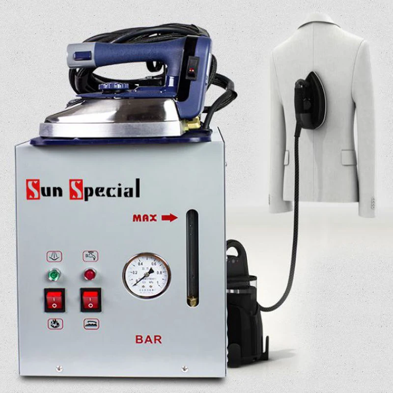 Industrial Pressure Steam Electric Iron Dual-Purpose Hanging Ironing Machine Electric Heating Steam Boiler Iron 110V/220V