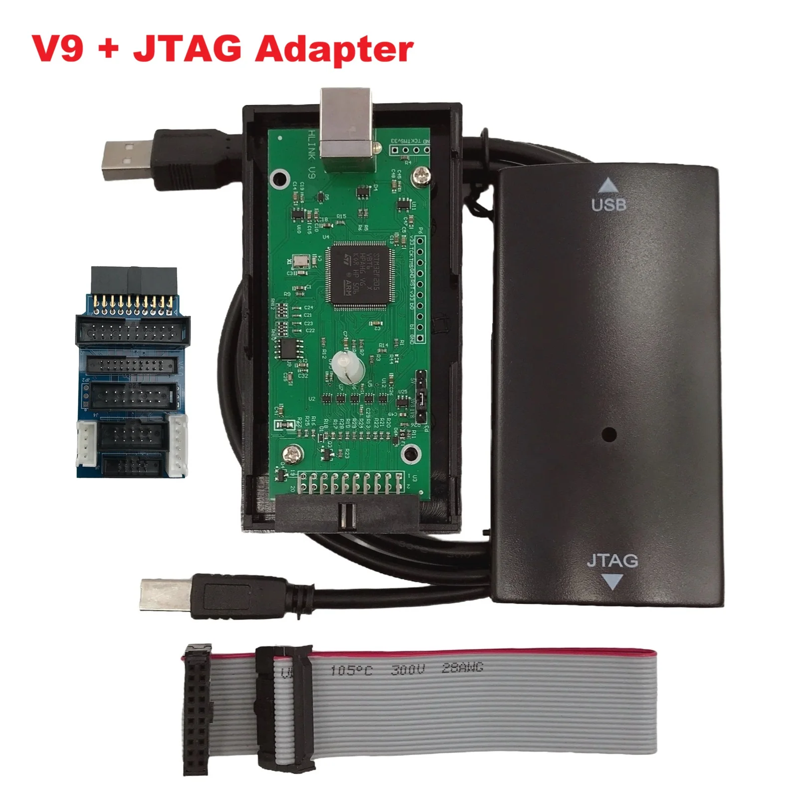 Obrázek 3: Vysoký rychlost pro j-link jlink V9 USB JTAG ruka emulátor debugger pro j-link V11 jlink V11 emulátor STM32F103C8T6 STM mcu