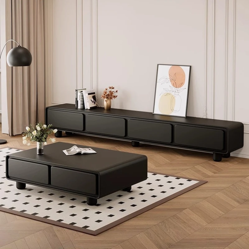 

1.6m to 4m Modern Cream Wind Black Nordic style tv stand Tv table cabinet and coffee tables Home living room furniture table