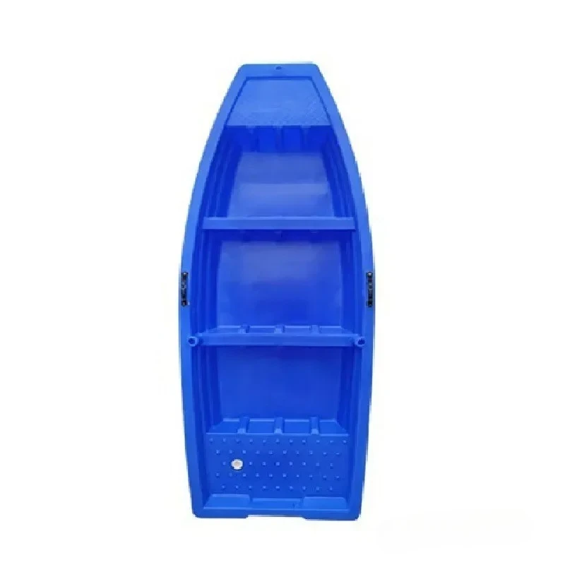 Plastic boat thickened beef tendon fishing boat PE fishing double-layer thickened breeding fishing boat multi-person