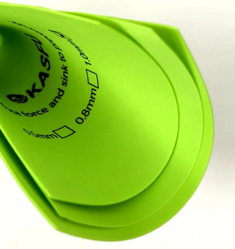 KASF High-End-Tischtennisschwamm, 0,5/0,8/1,0 mm, superweicher Ping-Pong-Schwamm, speziell für lange Noppen und Noppen, Anti-Bogen – Detail 6