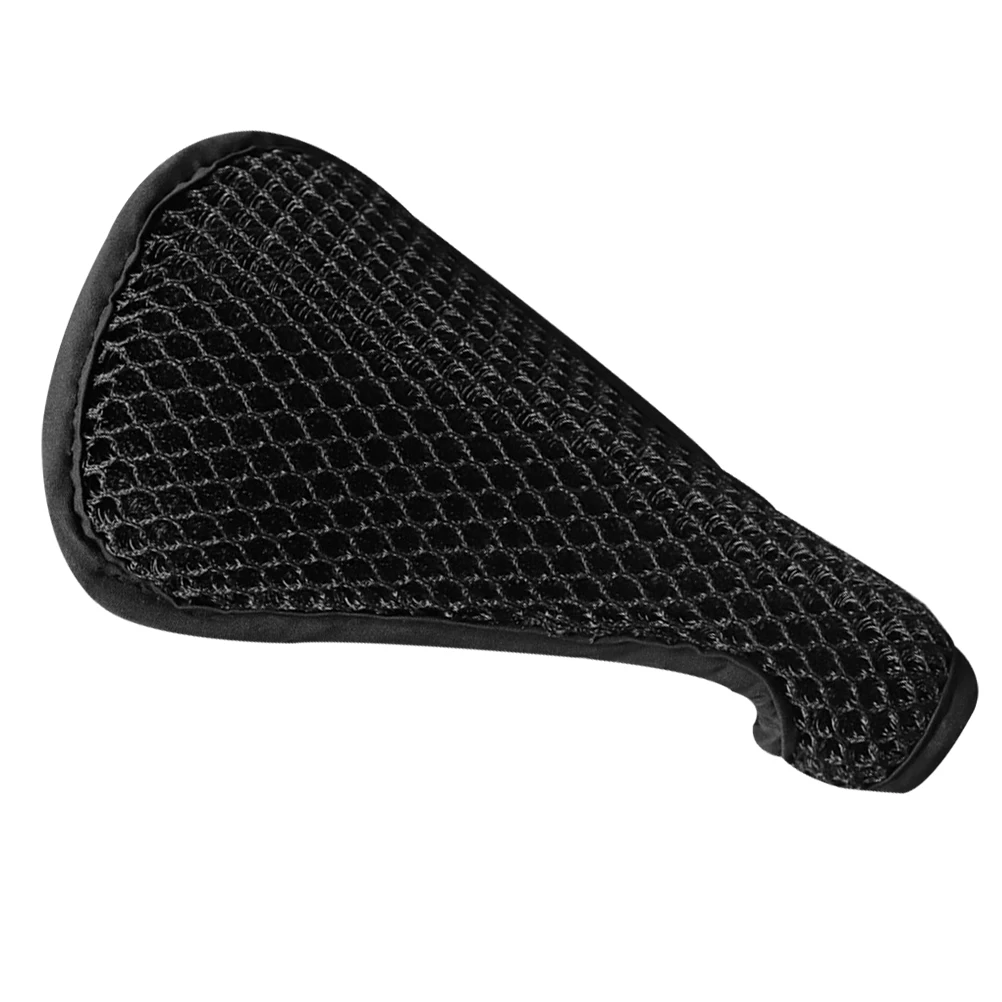 

Saddle Elastic Polyester Mesh Black Color Bike Seats Pad Bike Saddle Mesh Cover Protector Comfortable Cycling Supplies