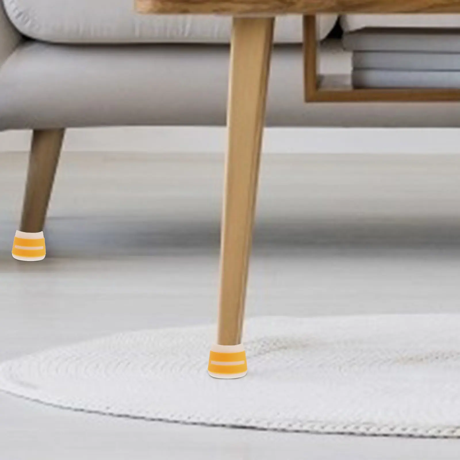 16Pcs Flexible Silicone Chair Leg Covers Non-Slip Floor Protectors for Furniture Tables Desks Stability Boosting Durability