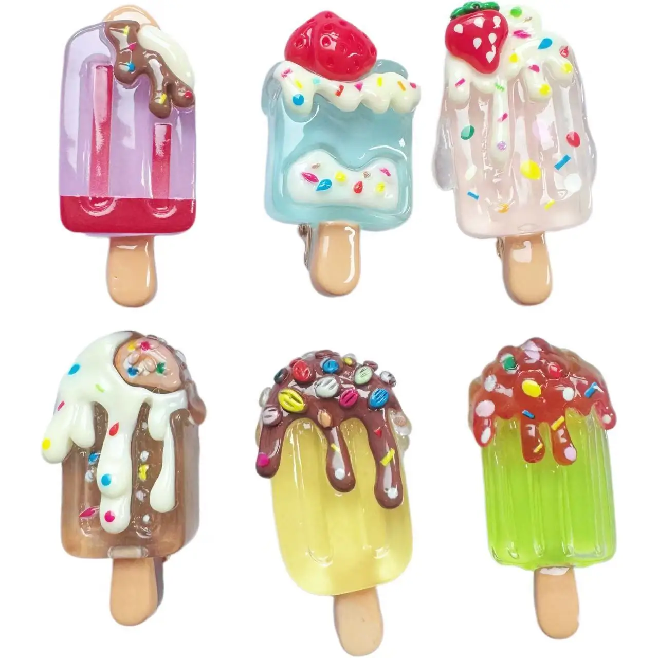 

Hair Clips Cartoon Novelty Photo Props Oversized Alligator Clamps Kawaii Whimsical Hair Accessories Unique Gift