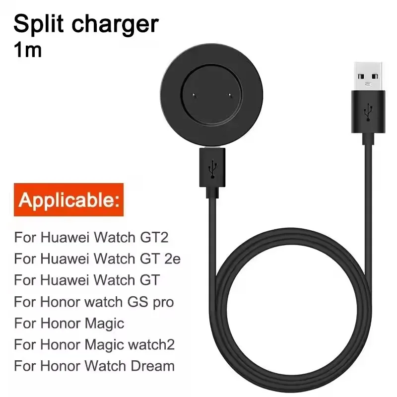 USB Charger For Huawei Watch GT 46mm 42mm/GT2 46mm 42mm/GT 2e Fast Charging Dock Stand For Honor Magic Watch 2 46mm 42mm Charger