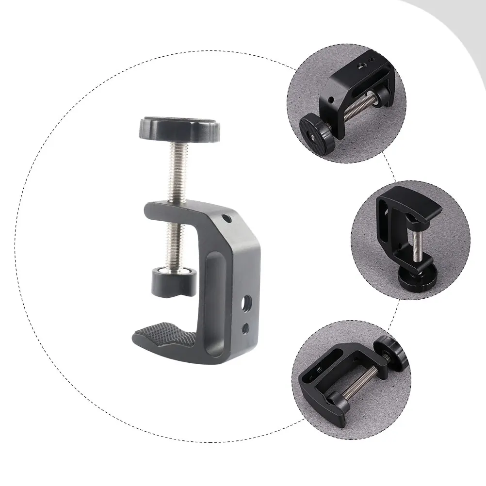 

Desktop Holder C Clamp Adjustable DSLR Camera Mount Video Light Plastic Photography Accessories Fixing ClampBracket Quick