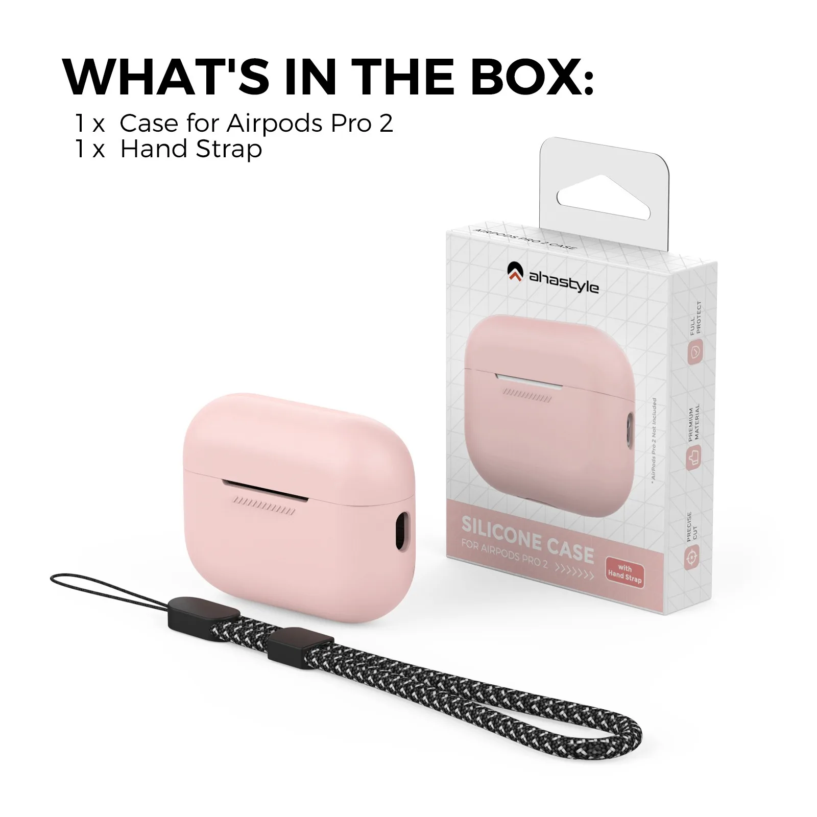 New Multi Color For Airpods Pro 2nd Silica Gel Hanging Rope Earphone Case Soft Protective Covers Anti-Lost Rope Earphone Case 