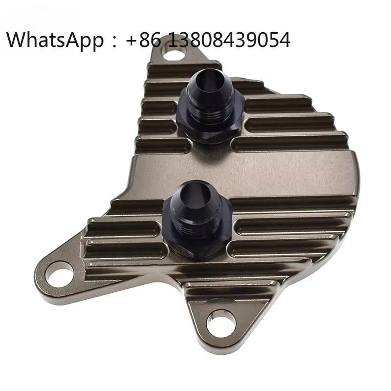 Transmission Oil Cooler for Toyota Land Cruiser 5.7L Lexus LX570 Gearbox Oil Cooling System Oil Filter Adapter