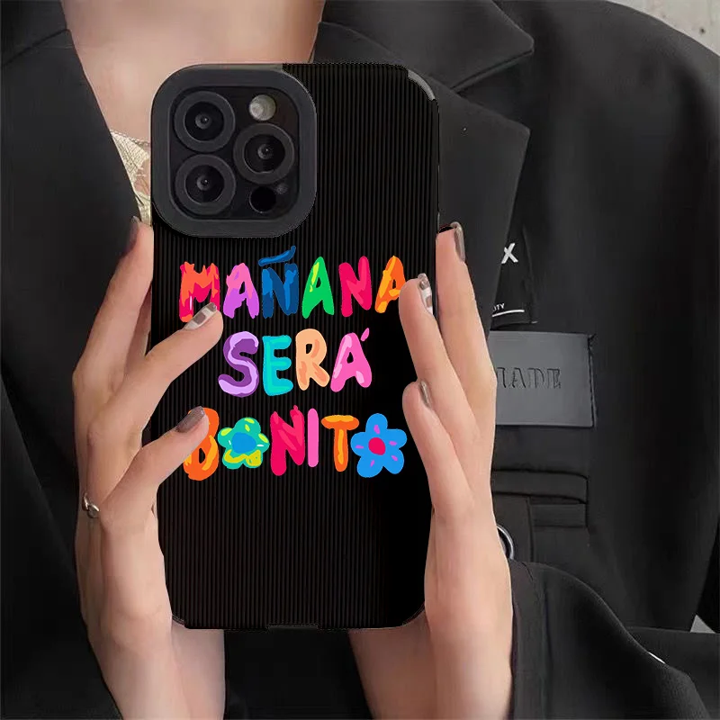 Manana Sera Bonito Phone Case for Iphone 11 Pro Max Iphone 12 Pro Max Iphone 13 Pro Max Iphone 14 Pro Max Karol G Phone Case