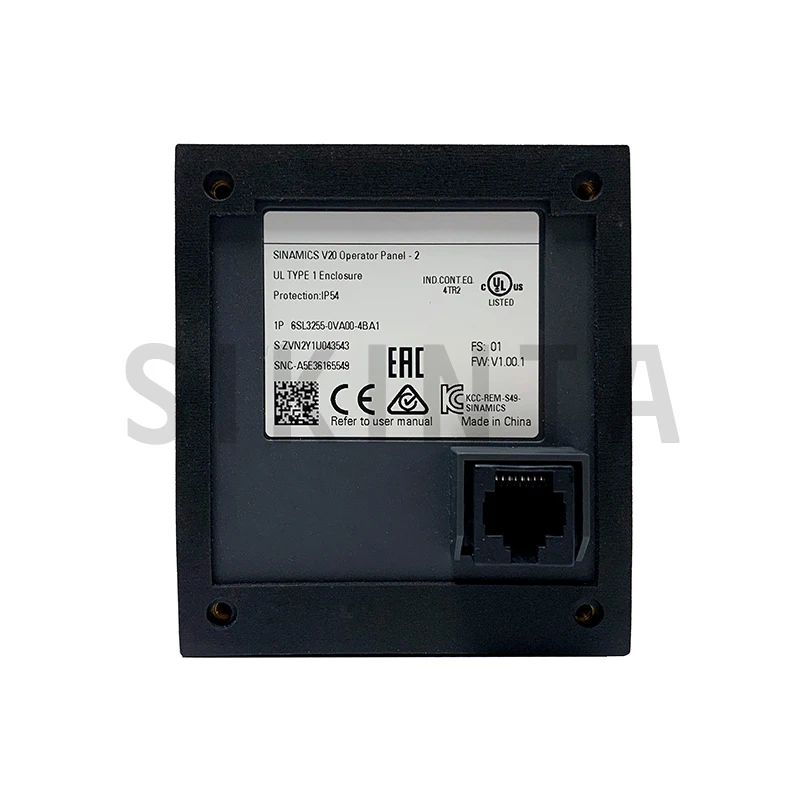 

6SL3255-0VA00-4BA1 Панель оператора SINAMICS V20