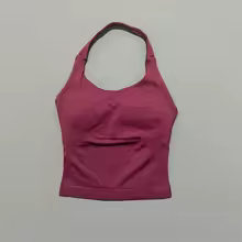 Performance Tank Tops Halters Strappy Seamless Workout Women - Winter Berry