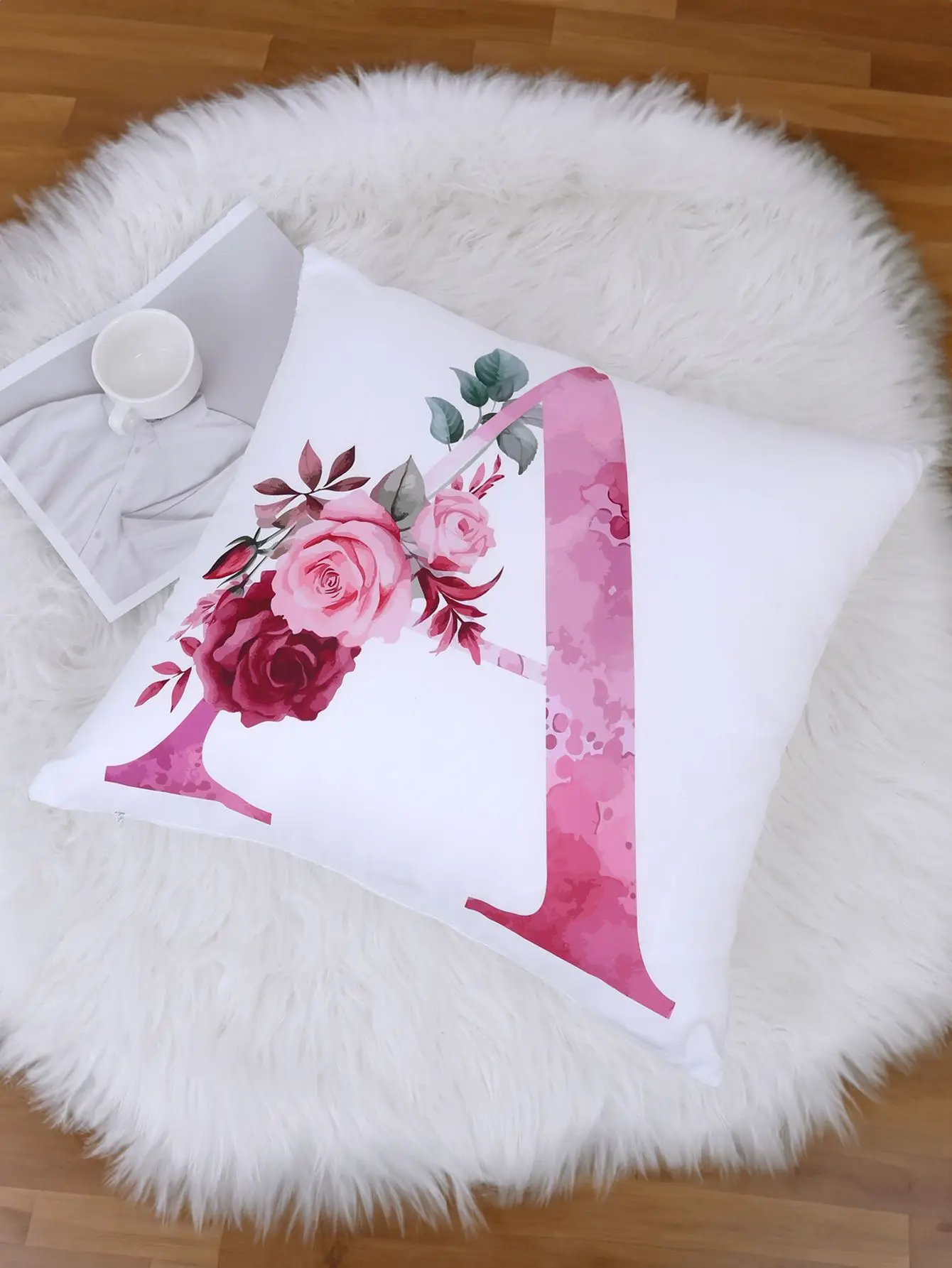 Peach Skin Velvet Pillowcase Decorative Pillows Sofa Decorative Pillow Camp Travel Pillow Portable Ultralight Home Single Pillow