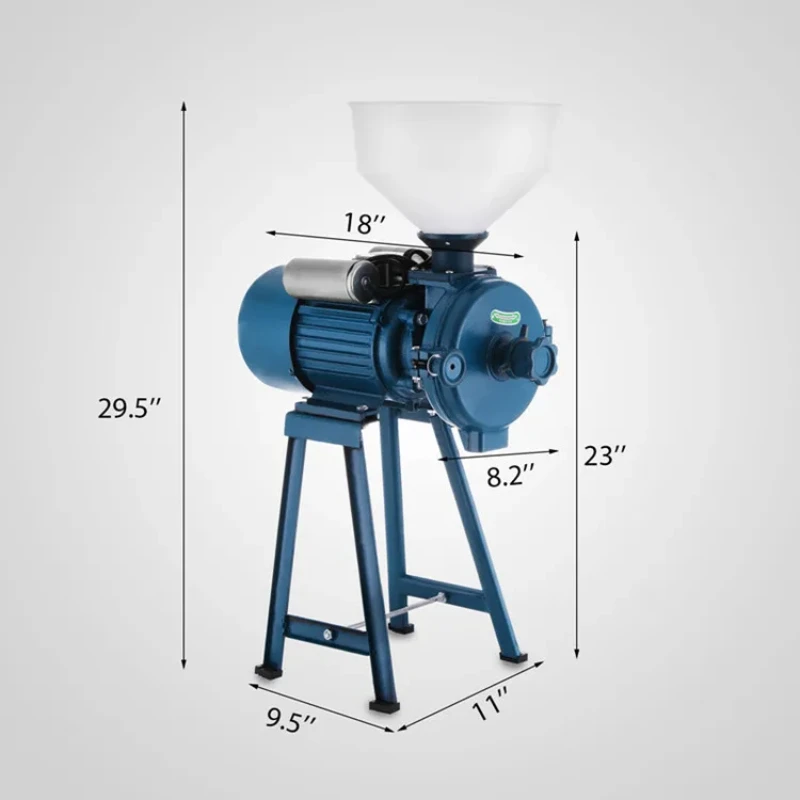 High Quality New Design 220V Electric Animal Poultry Feed Mill Wet Dry Grinder Corn Grain Rice Wheat