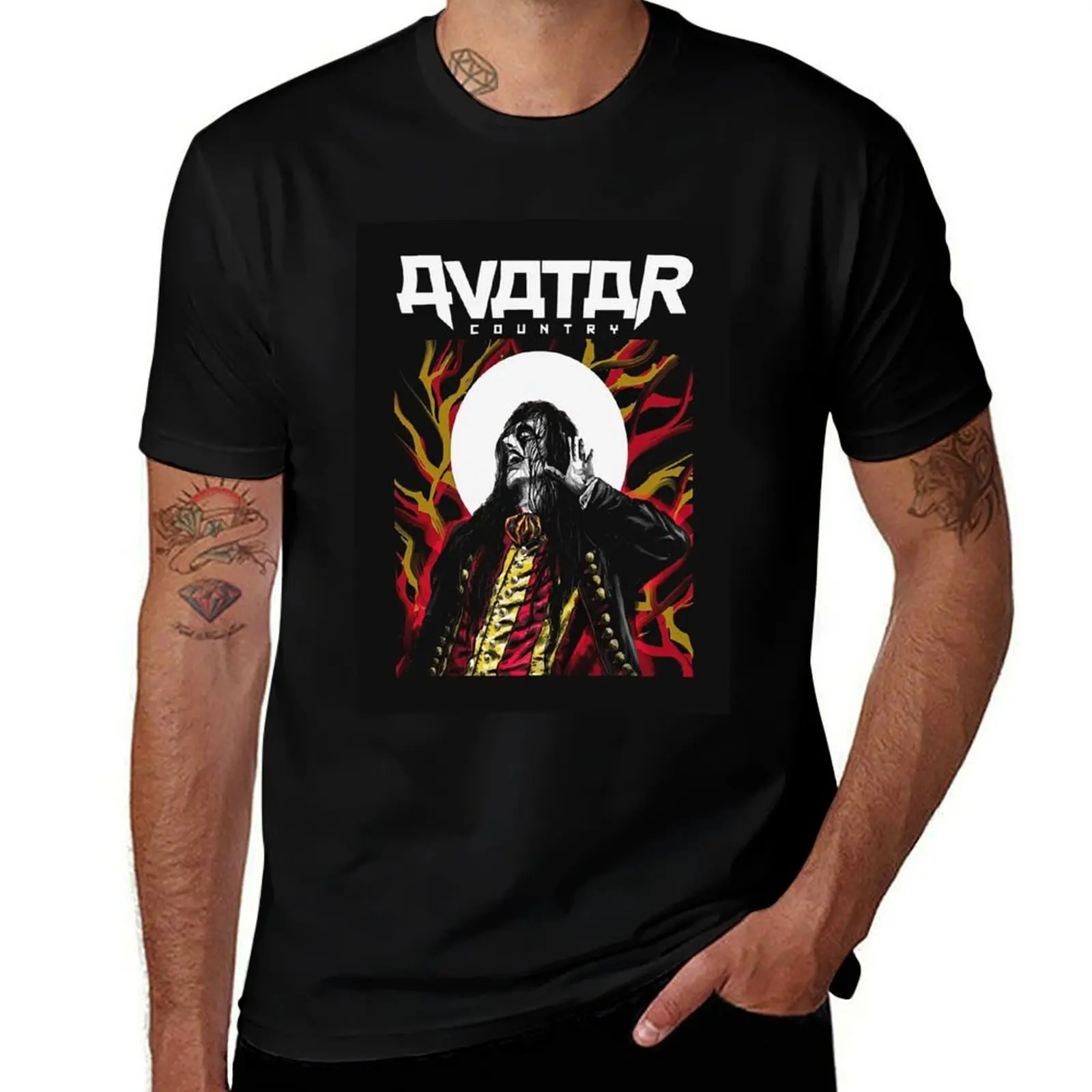 

avatar band picked T-Shirt shirts graphic tees anime tshirt luxury t-shirt Men's cotton t-shirt