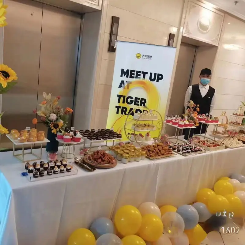 Wedding Cake Stand, Food Bread, Flower, Dessert Holder, Meeting Tea CupCake Stand, Buffet Banquet, Store Opening, Candy Rack