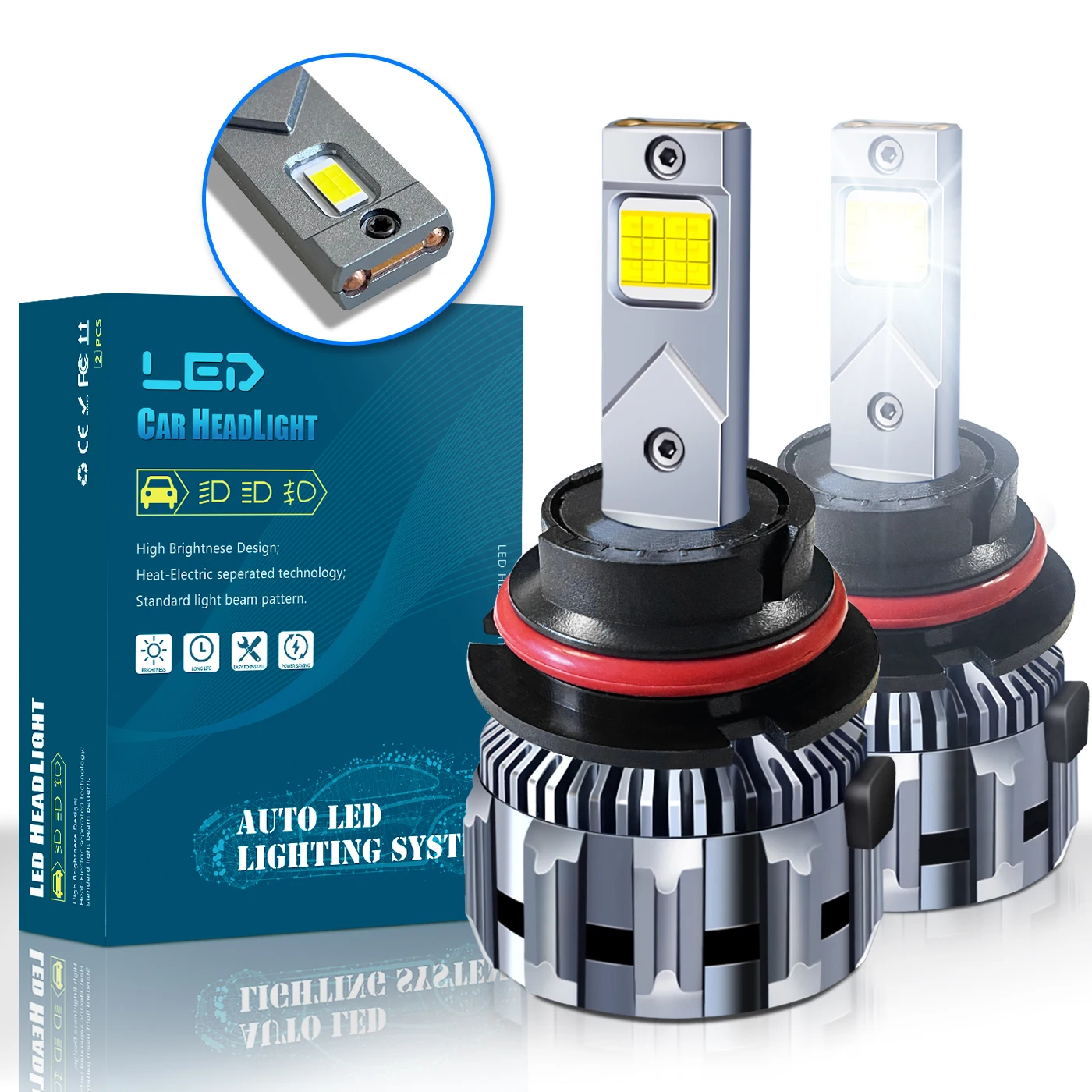 

Experience Safe Night Driving with High-performance 12V 24V 140W 6500K LED Headlight Bulbs