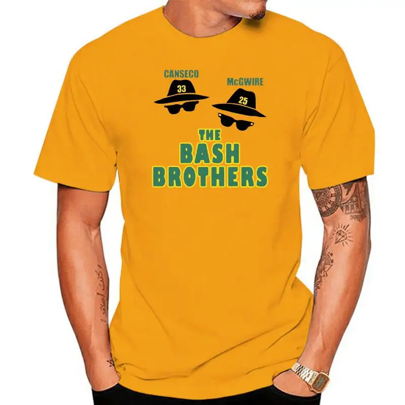 Jose Canseco Mark Mcgwire Bash Bros Retro T Shirt Summer Men'S fashion Tee,Comfortable t shirt,Casual Short Sleeve TEE