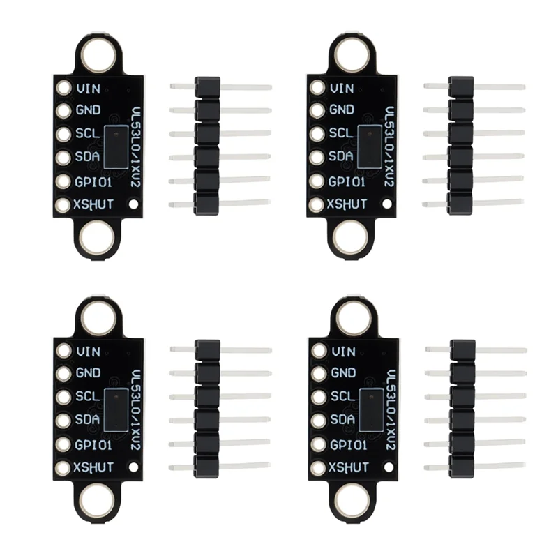 B50C 4Pcs VL53L0X Time-Of-Flight (Tof) 940Nm Laser Ranging Sensor Breakout GY-VL53L0XV2 Distance Measurement Module