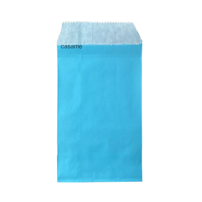 50 stuks mini veelkleurige kraftpapieren zakjes – effen kleur geschenkzakjes voor bruiloften, feesten, uitnodigingen en groet