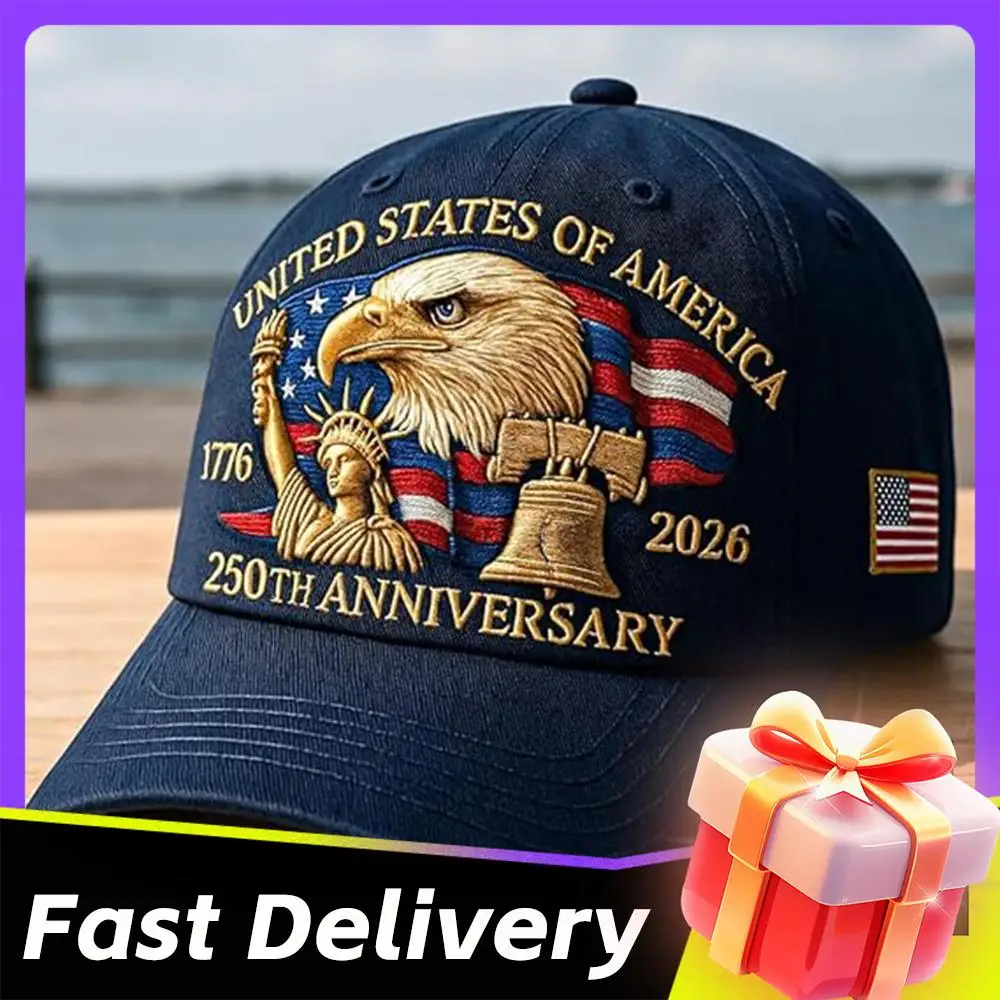 الرجال النساء قبعات البيسبول الولايات المتحدة 250th الذكرى قبعة قابل للتعديل الرجعية غسلها قبعة وطنية الولايات المتحدة 250th الذكرى الرياضة قبعة سائق الشاحنة #5