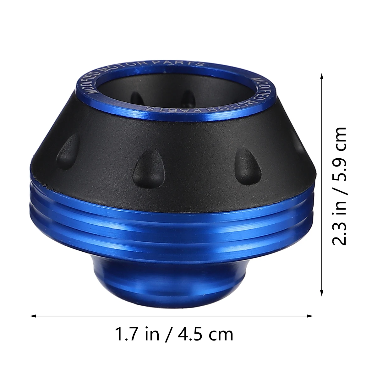 

2 Pcs Anti fall Cup Front Fork Motorcycle Wheel Protection Alloy Rubber Durable Bright Color Easy Install Remove Bike Riding