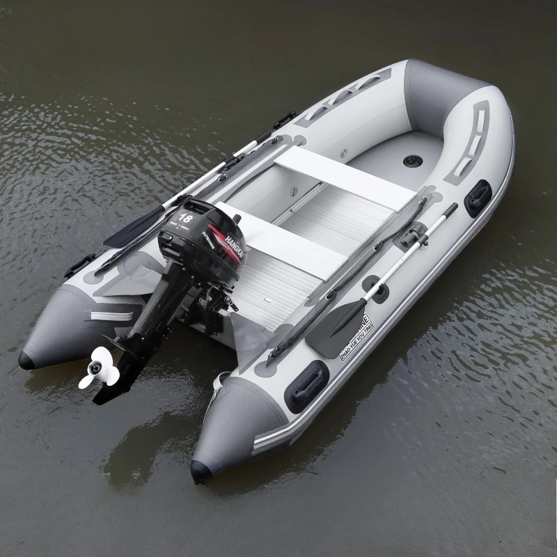 Grey King Kong assault boat Luya aluminum alloy V-bottom rubber boat, patrol and rescue inflatable boat