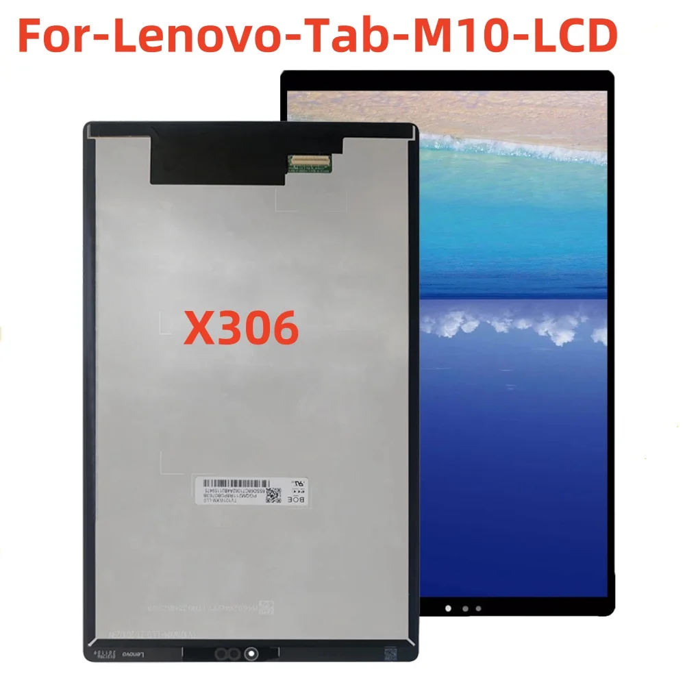 

10,1 ''для Lenovo Tab M10 HD 2nd Gen TB-X306F TB-X306X TB X306 дисплей с сенсорным экраном Dgitizer в сборе LCD