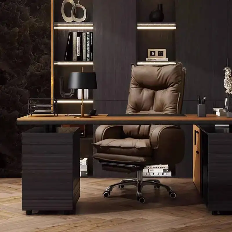 

Luxury Cushion Office Chair Ergonomic Portable Back Genuine Office Chairs Mobile Glides Sillas De Oficina Garden Furniture Sets