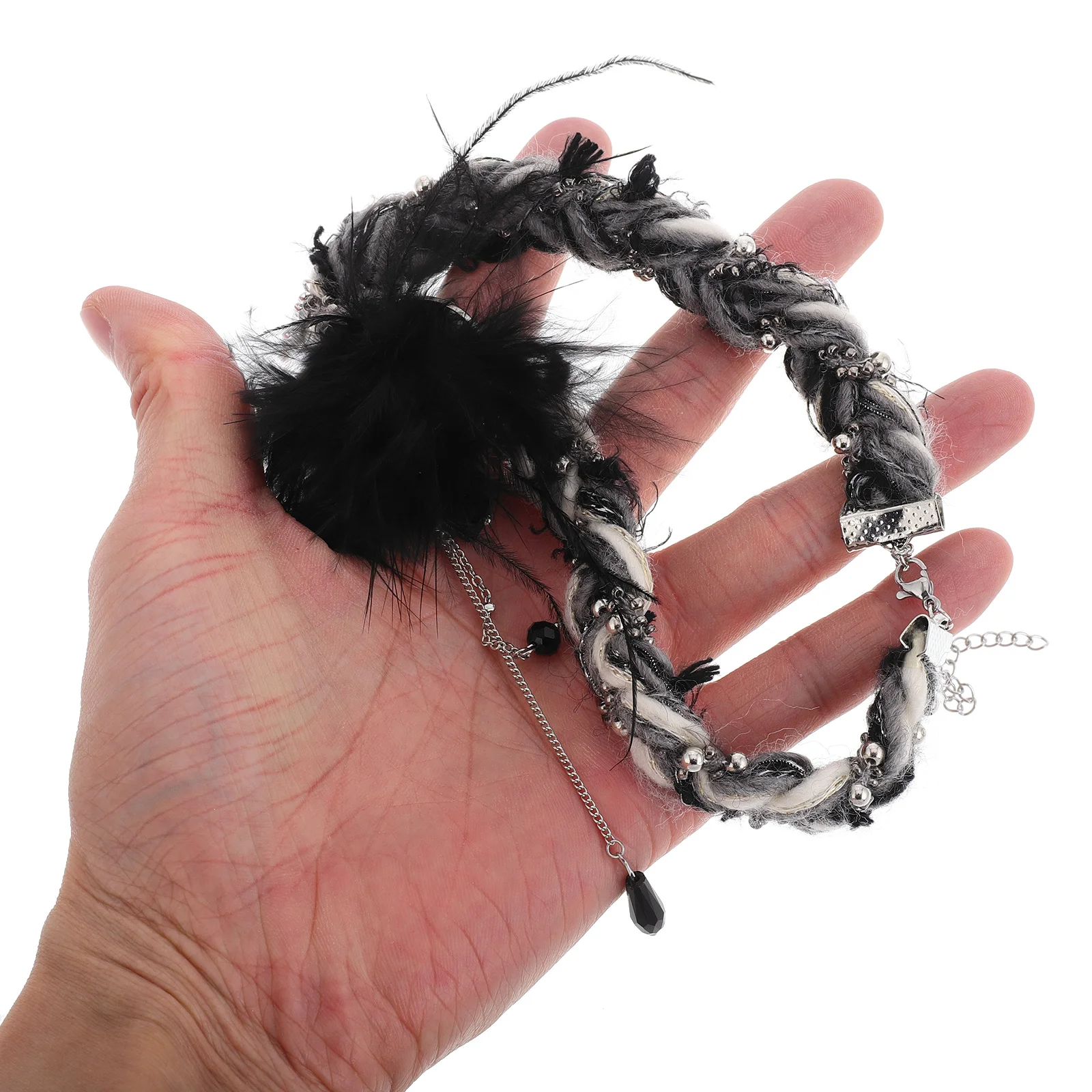 

Yarn Necklace For Women Unique Flower Butterfly Cross Pendants Soft Comfortable Daily Wear Party Date Versatile Styling