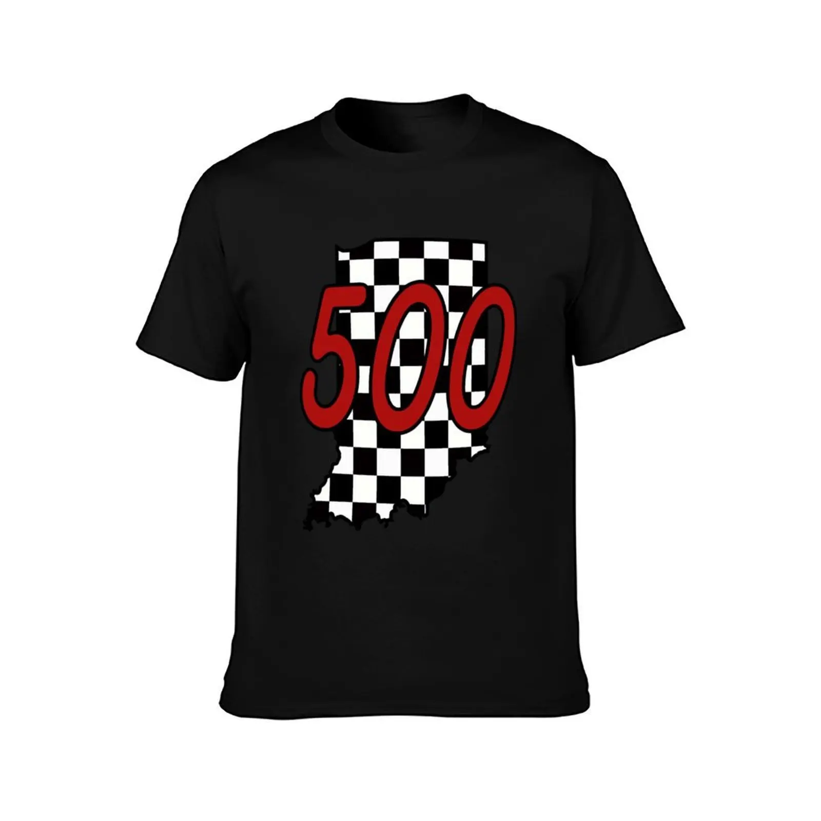 Indianapolis 500 Indiana State Indy 500 T-Shirt Festive Simple T-Shirt