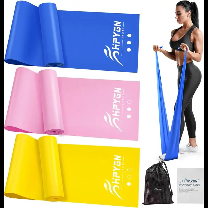 

Resistance Bands, Exercise Bands, Physical Therapy Bands for Strength Training, Yoga, Pilates, Stretch Elastic Band with