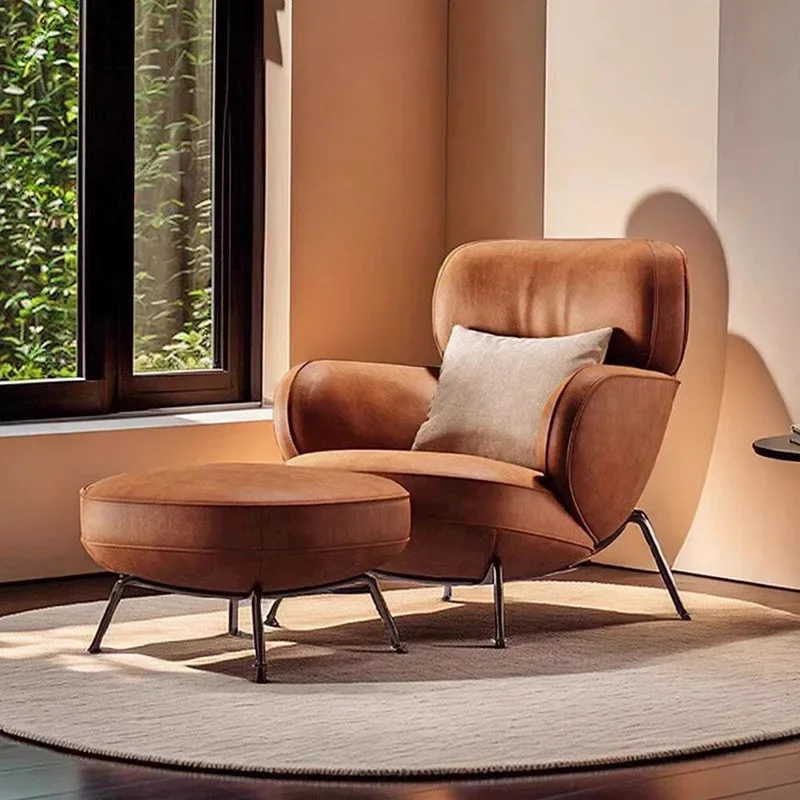 DSA Leisure Sofa Chair Living Room Hotel Single Sofa Chair Light Luxury Single Lazy Sofa Single Chair