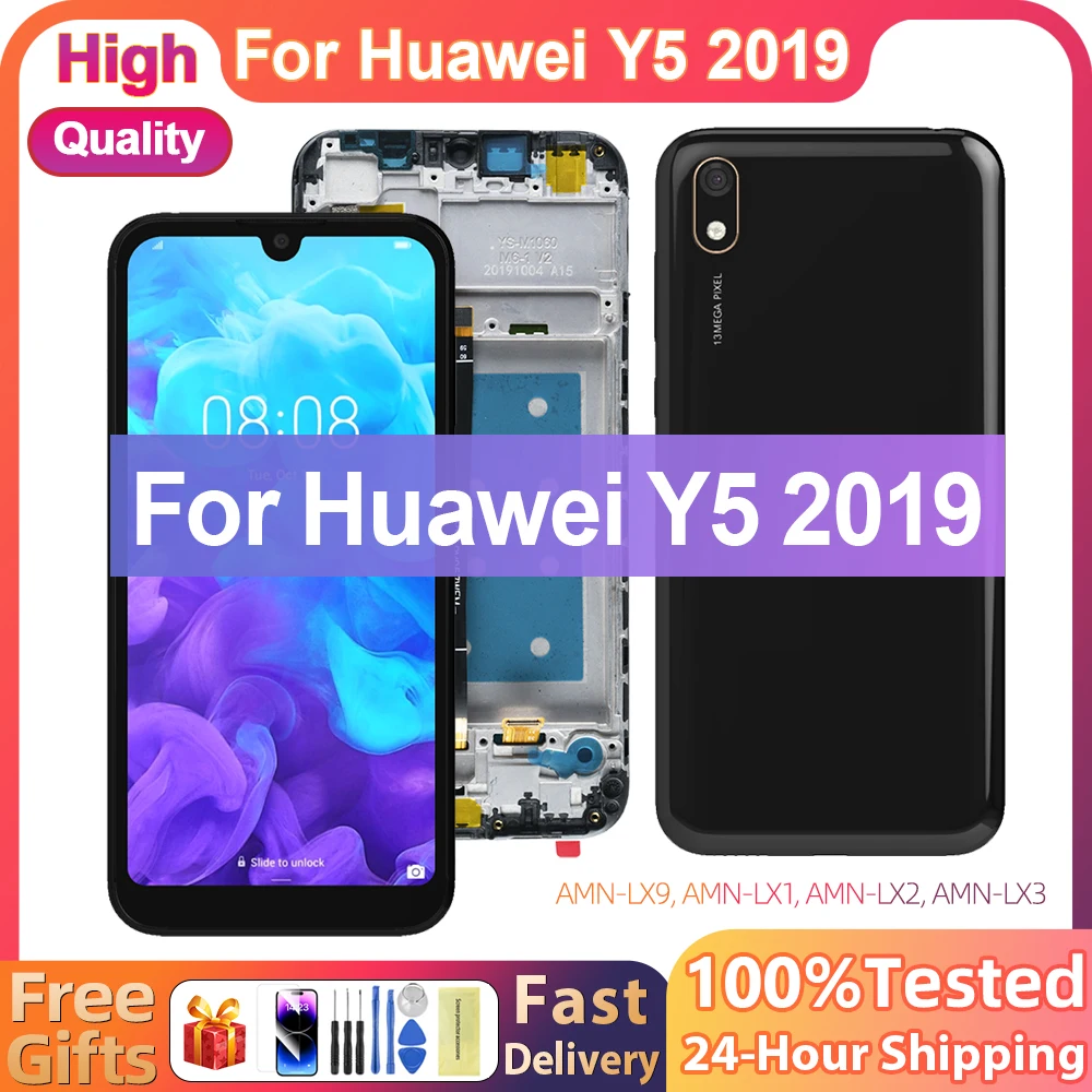 

5.71'' For Huawei Y5 2019 LCD Display Touch Screen With Frame For Honor 8S LCD Screen Y5 2019 Display AMN-LX9 LX1 LX2 LX3