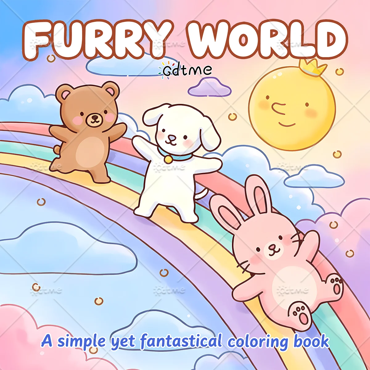 FURRY WORLD Coloring Book for Adults Featuring Cute Cozy Daily Activities for Relaxation (Cozy Spaces Coloring)