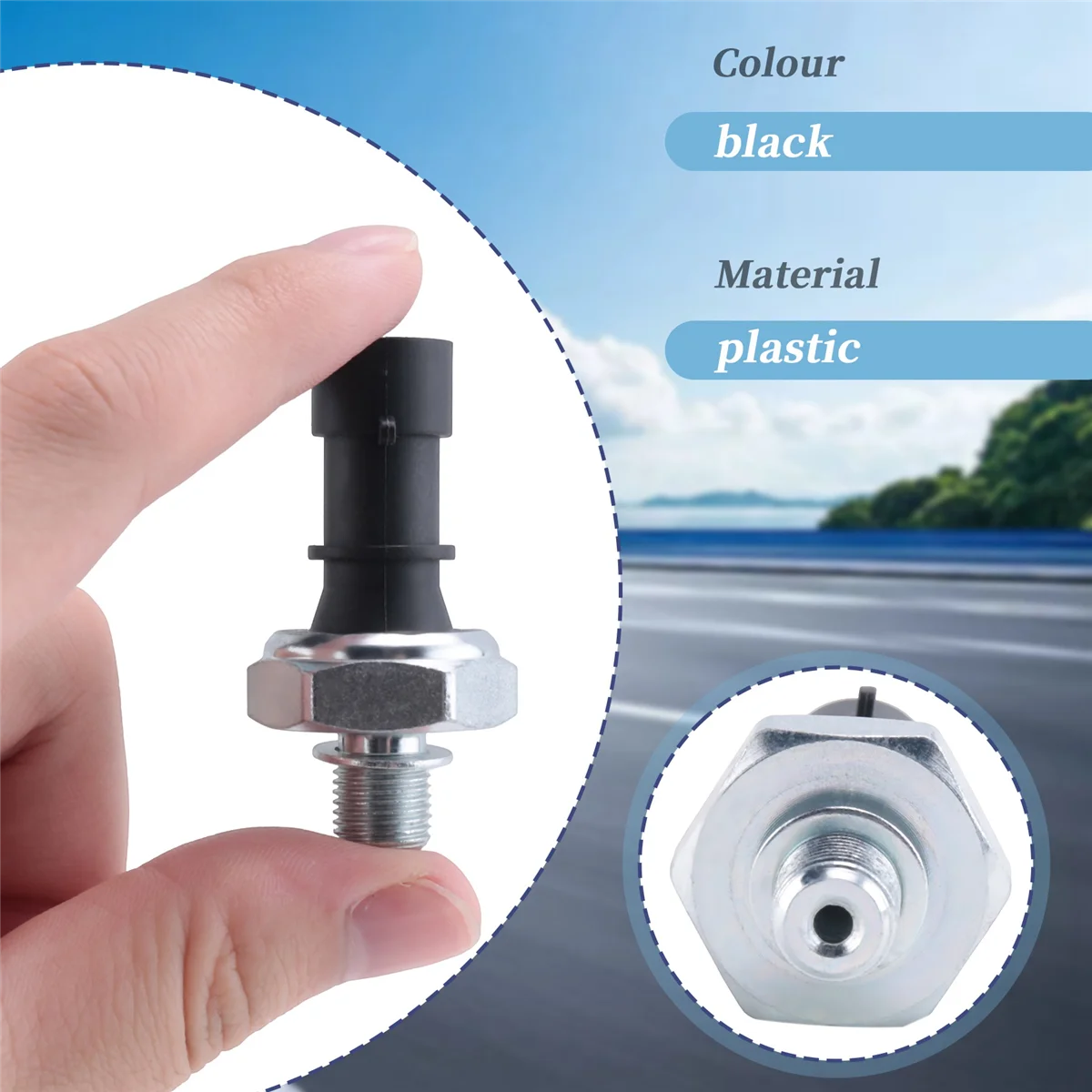 

N31R_Oil Pressure Switch Sensor, for Challenger 4-TEC RXT-X GTX GTR GTI RXP Wake Engine Block 2006-2014, 420856533 420856532