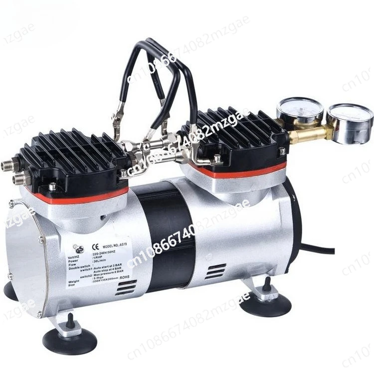 Piston type household car packaging storage environmentally friendly small oil-free vacuum pump air pump