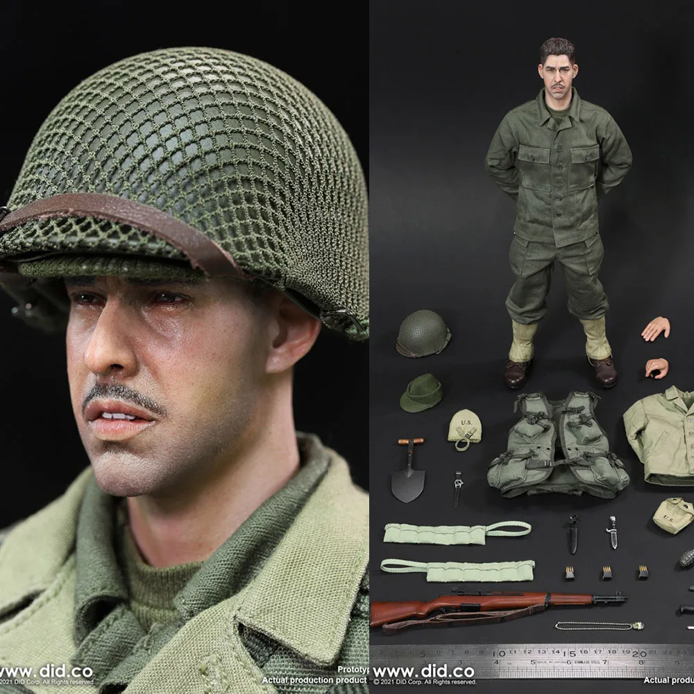 In Stock For Collection 1/6 Scale WWII Army Rangers Male Solider Merry Adam Goldberg Action Figure Model Toys for Fans Gifts