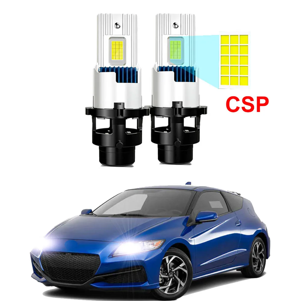 

2Pcs LED Headlight Bulbs for Honda CR-Z 2011-2016 Low Beam 20000 Lumen 6000K 35W Xenon HID bulb